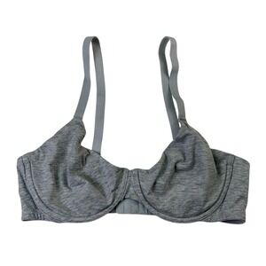 Auden Heathered Gray 38D Tshirt Bra Underwire